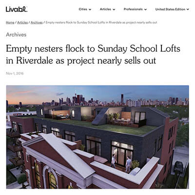 Livabl Article Featuring Sunday School Lofts